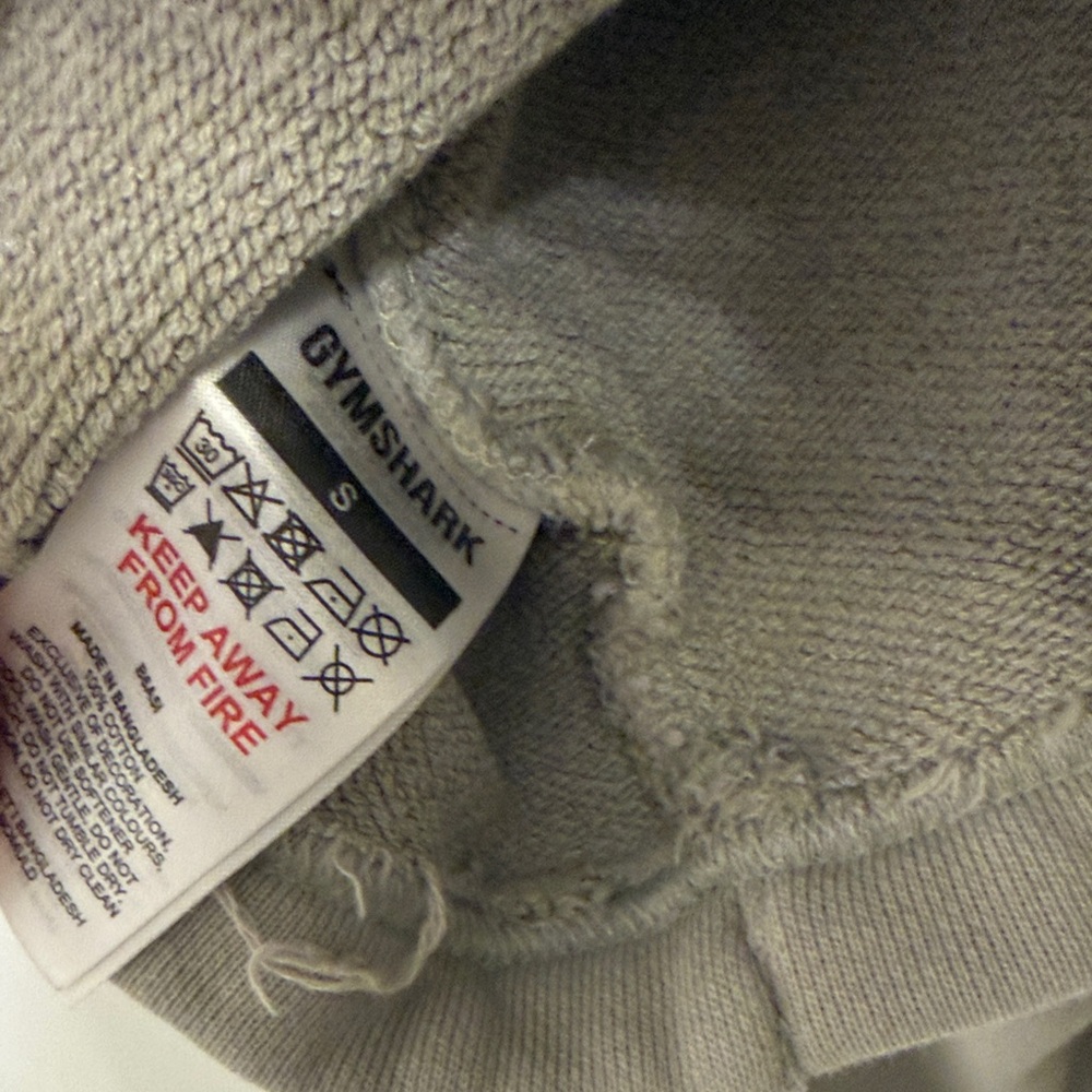 Gymshark Taupe Cropped Hoodie - Picture 5 of 6